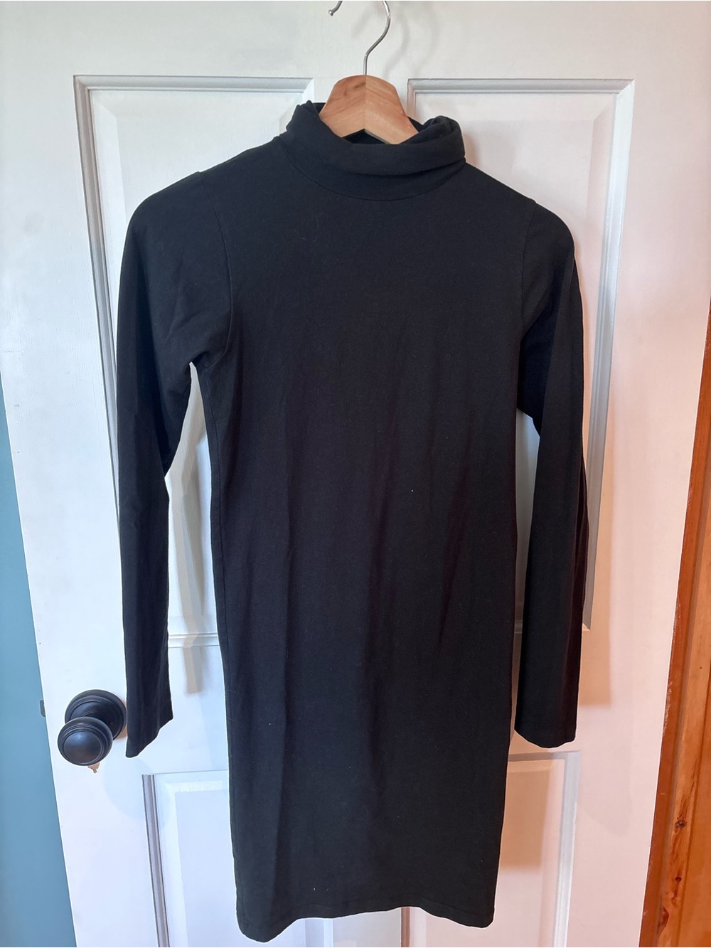 Women’s American Apparel Black Turtleneck Dress | Black | Small